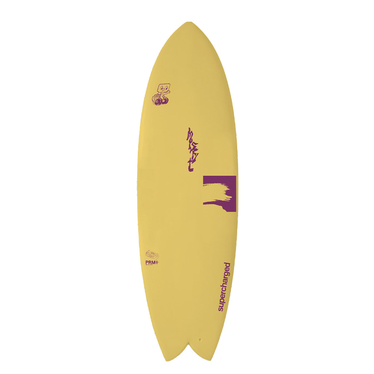 MISFIT Beach Cloud - Art Series - Primitek 5'8” x 20 1/4” x 2 1/2” - 34L   Aroona Surf, Sydney