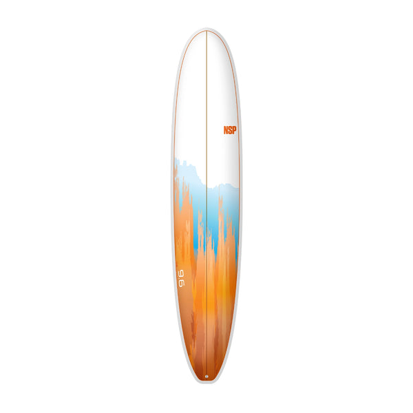 NSP Longboard - E+ 9'6" | 82 L Orange  Aroona Surf, Sydney