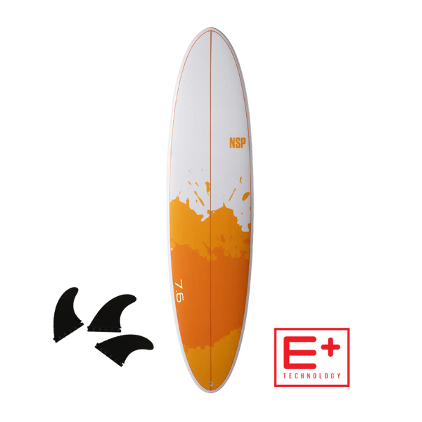 NSP Funboard - E+ 7'6" | 54.4 L   Aroona Surf, Sydney