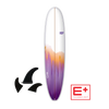 NSP Longboard - E+ 8'0" | 56.9 L Purple Aroona Surf, Sydney