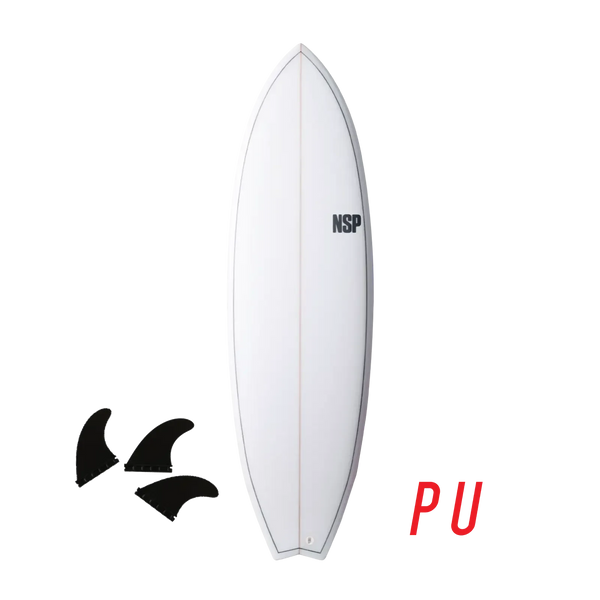 NSP Kingfish - PU - Classic 6'0" | 35.1 L Clear  Aroona Surf, Sydney