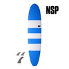 NSP Longboard - Elements - Ultra Classic 8'6 | 64.4L Blue Stripe Aroona Surf, Sydney