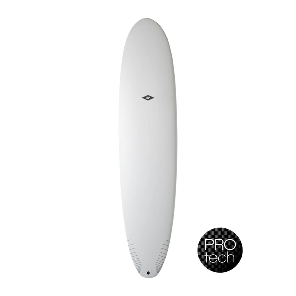 NSP Double Up - Protech 7'4" | 72 L White Tint  Aroona Surf, Sydney