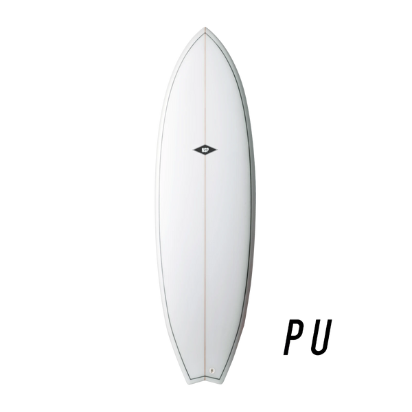 NSP Kingfish - PU 6'0" | 35.1 L Clear  Aroona Surf, Sydney