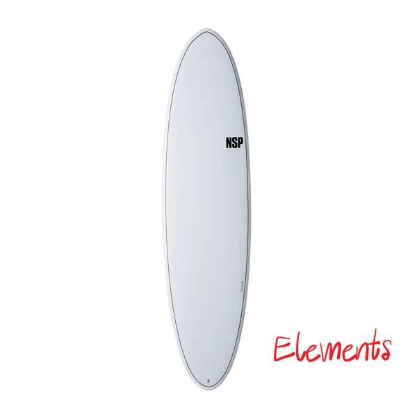 NSP Funboard - Elements Elements 6'8" | 42.1 L White Aroona Surf, Sydney