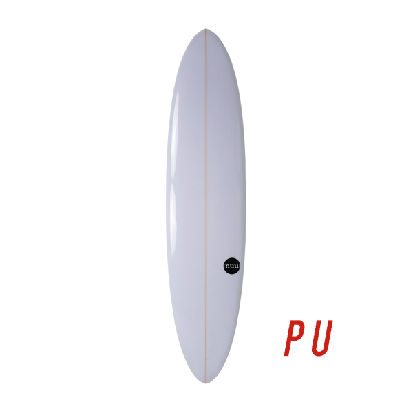 Nuu Socialight - PU 7'6" Clear  Aroona Surf, Sydney
