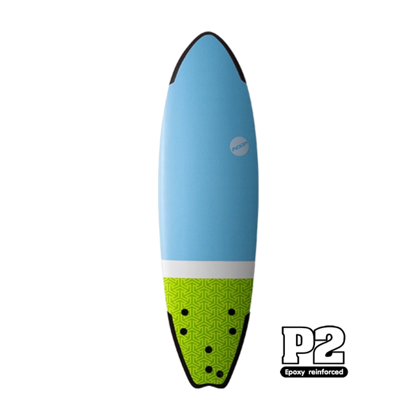 NSP Fish - P2 Soft 6'4" | 40.2 L Green  Aroona Surf, Sydney