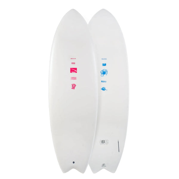 MISFIT Beach Cloud Softworks 5'4" x 19.75" x 2.5" - 30.8L   Aroona Surf, Sydney