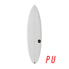 Nuu Double Yolk - PU 6'6" Clear  Aroona Surf, Sydney