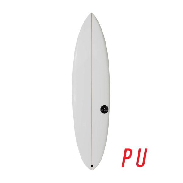 Nuu Double Yolk - PU 6'6" Clear  Aroona Surf, Sydney