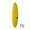 Nuu Double Yolk - PU 6'6" Soft Yellow  Aroona Surf, Sydney