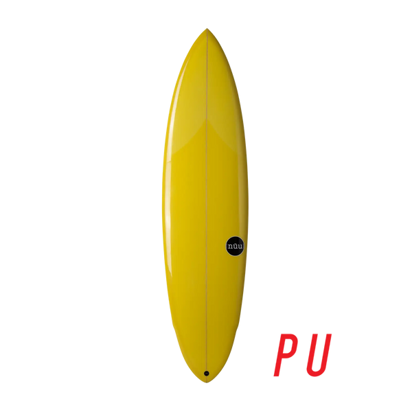 Nuu Double Yolk - PU 6'6" Soft Yellow  Aroona Surf, Sydney