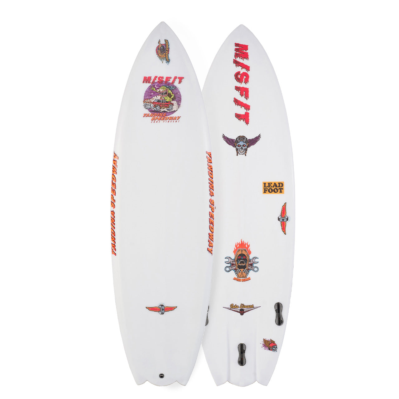 MISFIT Yandina Speedway - Primitek 5'6” x 19 1/8” x 2” - 25.3L Aroona Surf, Sydney