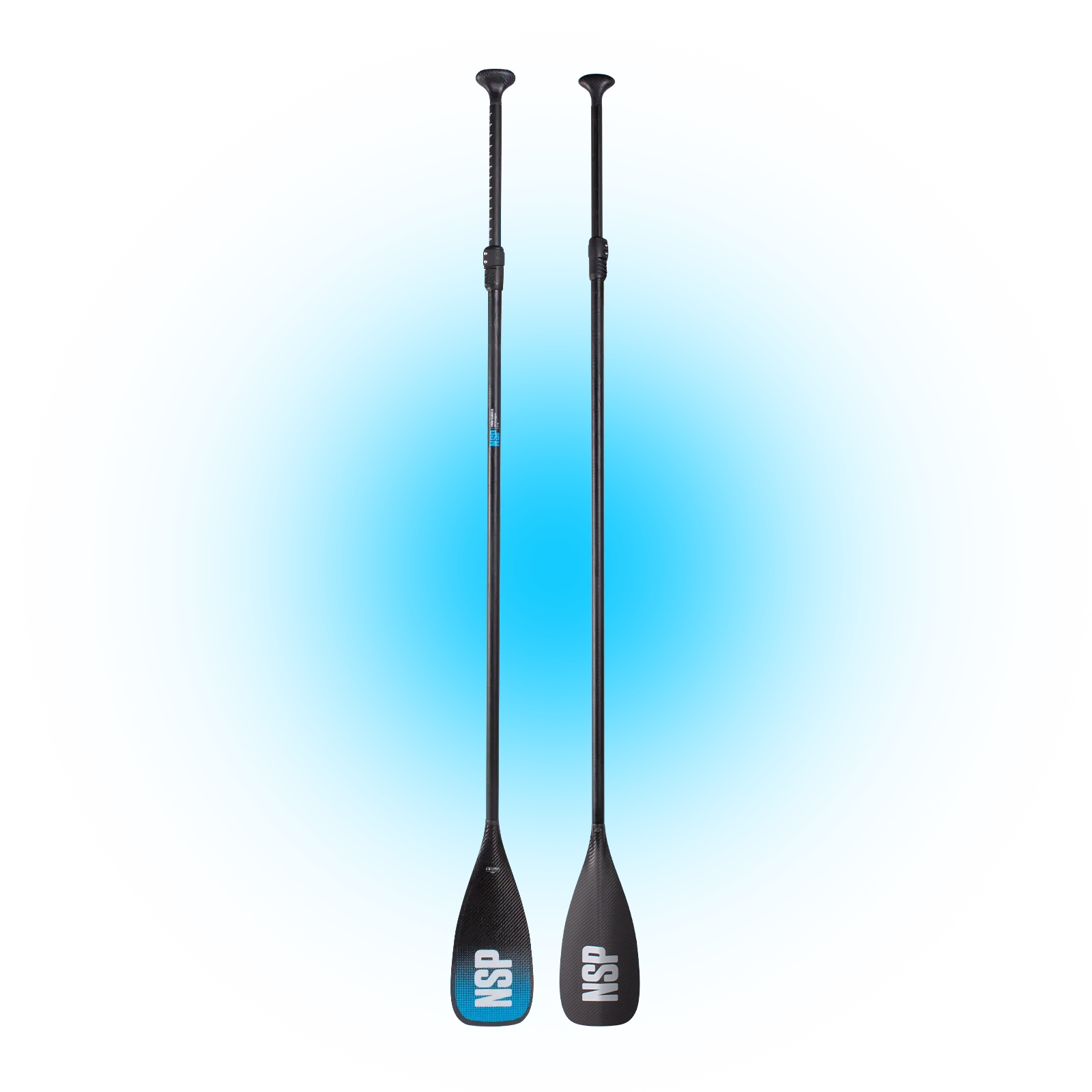 30% Carbon Adjustable Paddles & Oars NSP 86 in | two-piece  